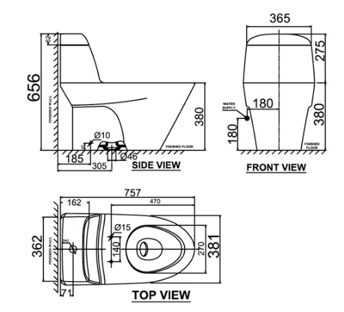 Bồn Cầu Điện Tử American Standard VF-2011PR (VF2011PR)