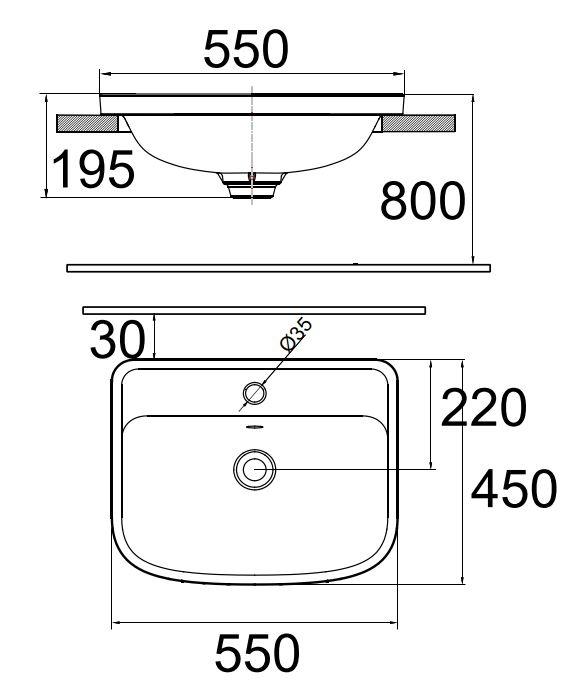 Chậu Lavabo American Standard VF-0462 (VF0462) Dương Vành