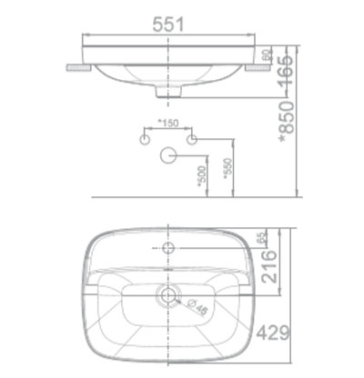 Chậu Rửa Đặt Bàn American Standard VF-0420 (VF0420) Signature