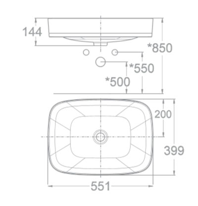 Chậu Rửa Đặt Bàn American Standard WP-0628 (WP0628) Signature