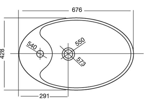 Chậu Rửa Mặt Lavabo Viglacera V52 Đặt Bàn Đá