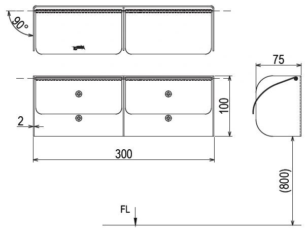 Hộp Đựng Giấy Vệ Sinh Inax CFV-11W