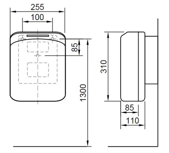 Máy Sấy Tay Inax KS-370 Phòng Vệ Sinh