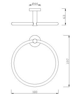 Móc Tròn Treo Khăn American Standard K-2801-47-N