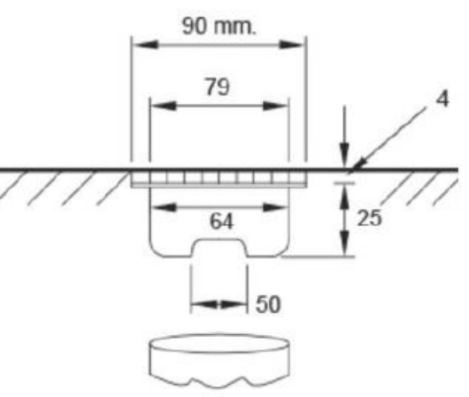 Phễu Thoát Sàn American Standard A-8201-N 90mm
