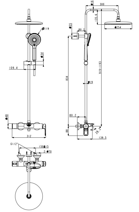 Sen Cây American Standard WF-1M72 (WF1M72) Loven Nóng Lạnh