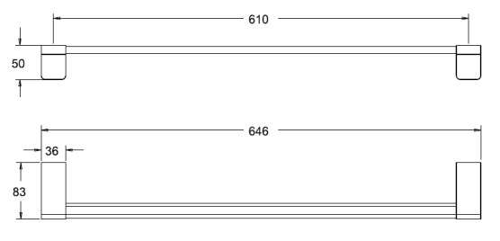 Thanh Treo Khăn American Standard K-1393 Acacia Evolution