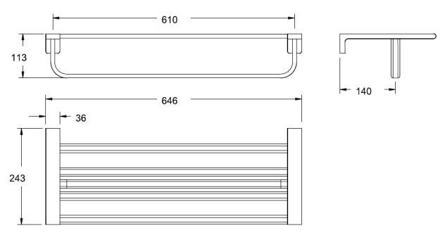 Thanh Treo Khăn American Standard K-1395 Acacia Evolution