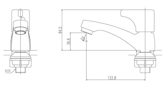 Vòi Chậu Rửa Lạnh Inax LFV-13B (LFV13B) Lavabo