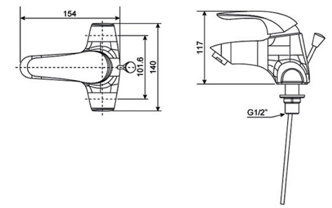 Vòi Lavabo American Standard Saga WF-1502 (WF1502) Nóng Lạnh