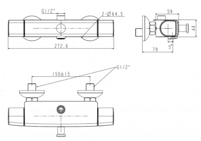 Vòi Sen American Standard WF-0715 + FFASS506 Neo Modern