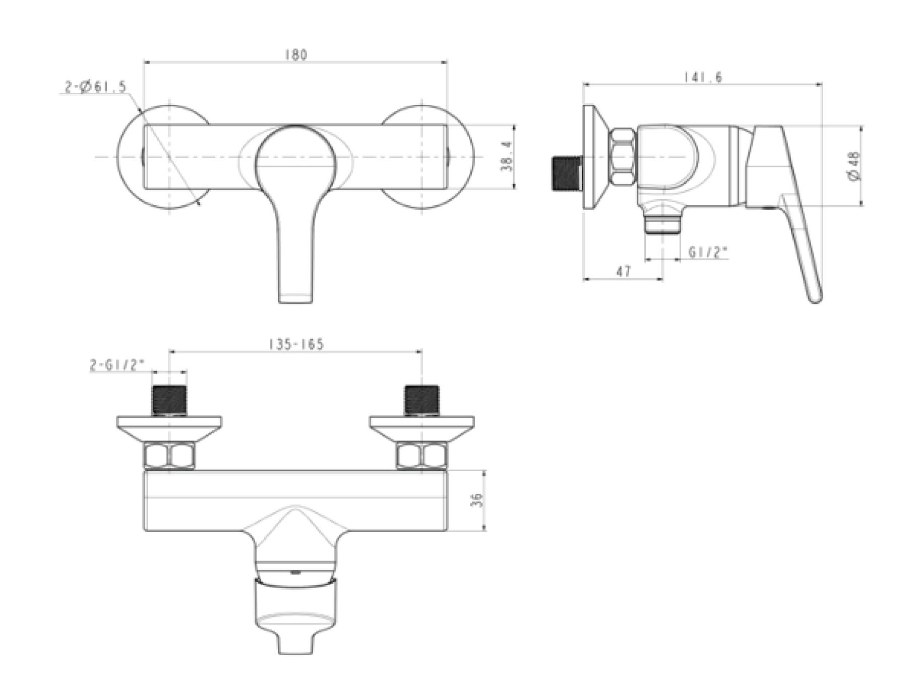 Vòi Sen Nóng Lạnh American Standard Active WF-3913 (WF3913)