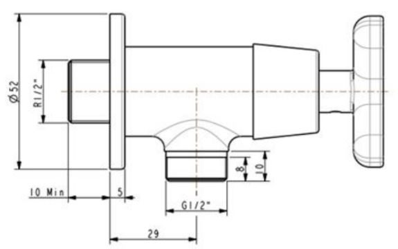 Vòi Tắm Sen Lạnh American Standard WF-T704 (WFT704) Winston