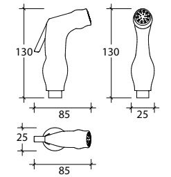 Vòi Xịt Toilet American Standard PQ2