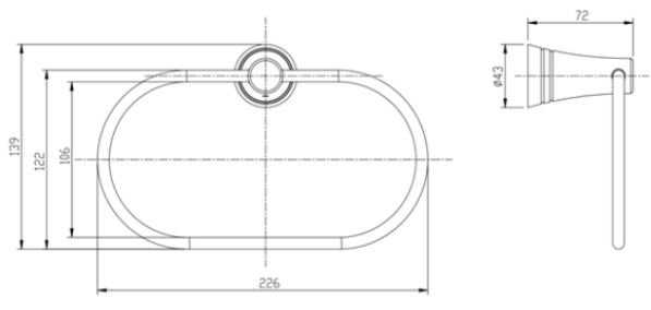 Vòng Treo Khăn American Standard WF-6590 Seva